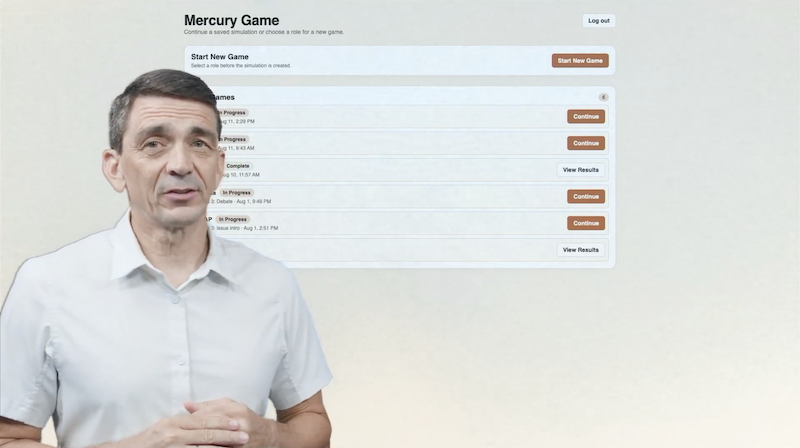Mercury Game overview video